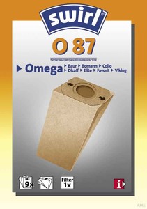 Melitta Staubbeutel für Omega O 87 (VE9) (1 Pack)