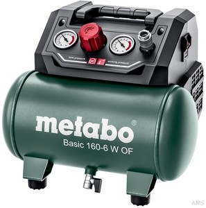 Metabo Basic 160-6 W OF Kessel 6L, Druck 8bar