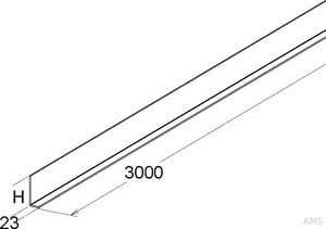 Niedax KKT 110/I3 GFK-Trennsteg, 110x3000 mm (1 Meter)