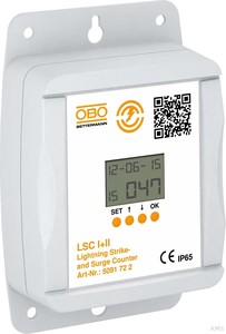 OBO Bettermann LSC I+II mit Datum und Uhrzeit 140x89x43