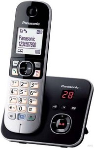 Panasonic KX-TG6821GB DECT Telefon mit AB SOLO schnurlos schwarz