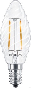 Philips LED-Kerzenlampe E14 klar Glas CorePro LED#34772400