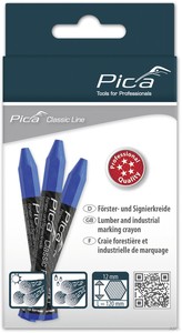Pica-Marker Försterkreide PRO 12x120mm, blau 590/41 (12 Stück)