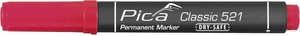 Pica-Marker Permanent Marker rot, 2-6mm 521/40 (10 Stück)