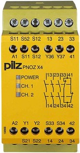 Pilz PNOZX4(24VDC) NOT-AUS-SCHALTGERAET-SCHUTZTUERWAECHTER