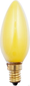 Scharnberger+Hasenbein Kerzenlampe 35x100mm E14 230V 25W gelb 40282