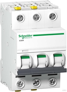 Schneider Electric A9F04325 A9F04325 LS-SCHALTER IC60N 3P 25A C