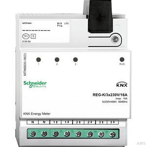 Schneider Electric KNX Energiezähler REG-K/3x230V/16 A MTN6600-0603