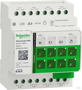 Schneider Electric MTN6705-0008 KNX Master Schalter/Jalousie, 8-fach