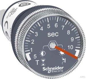 Schneider Electric XB5DTB22 Timer/Zeitrelais für Fronteinbau 22mm 24VDC 0,5s bis 10s