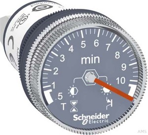Schneider Electric XB5DTB24 Timer/Zeitrelais für Fronteinbau 22mm 24VDC 0,5min bis 10min