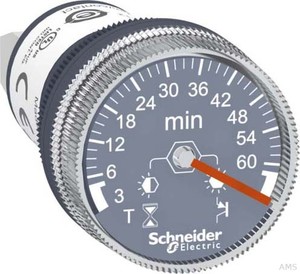 Schneider Electric XB5DTB25 Timer/Zeitrelais für Fronteinbau 22mm 24VDC 3min bis 60min