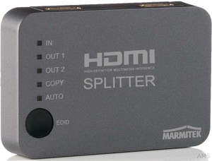 Schnepel Split 312 UHD gr HDMI-Splitter 4K UHD 1 Eingang/2 Ausgänge