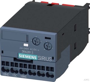 Siemens 3RA2813-2AW10 Hilfsschalter, elektron. verzögert, ansp