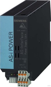Siemens 3RX9501-2BA00 AS-I Power 2.6A, max. 100W, AC120V/230V