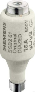 Siemens 5SB231 DIAZED-Sich. Einsatz GL, DII, 6A