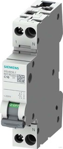 Siemens 5SL6016-6 LEITUNGSSCHUTZSCH. 6KA 1+N-POLIG/1TE B16