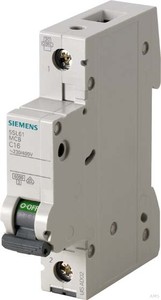 Siemens 5SL6116-6 Leitungsschutzschalter 6kA 1pol. B 16A