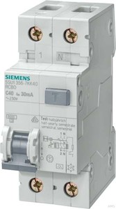 Siemens 5SU1356-7KK10 FI/LS A,30MA 1+N-P C10 6KA