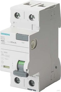 Siemens 5SV3111-6 TYP A 16A 1+N-POL 10MA 230V 2TE