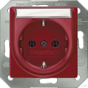 Siemens 5UB1536 Schuko Steckdose Rot