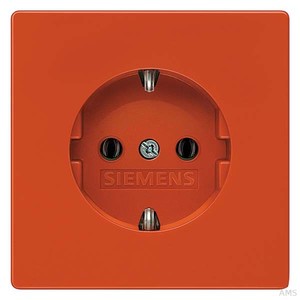 Siemens 5UB1836 DELTA style, orange Schuko-Steckdose 10/