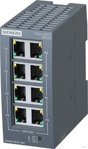 Siemens, Antriebs-, Schalt-, Ins 6GK5008-0BA10-1AB2 SCALANCE XB008 unmanaged Industrial Ethernet Switch