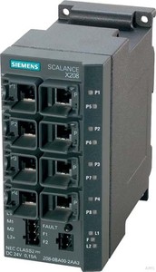 Siemens, Antriebs-, Schalt-, Ins 6GK5208-0BA10-2AA3 SCALANCE X208, managed IE Switch, 8x