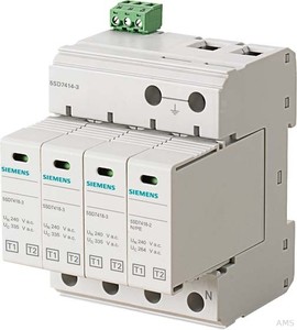 Siemens Blitzstromableiter T1/T2 UN 240/400V, UC 335/ 5SD7414-3