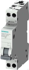 Siemens Brandschutzschalter 6kA, C10, 1+N, 1TE 5SV6016-7GV10