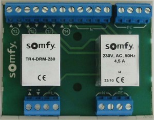 Somfy Trennrelais Hutsch. f.4 Antriebe TR4-DRM-230