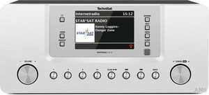 TechniSat DigitRadio 574 IR si DAB+/UKW/Internetradio mit 4 Farbdisplay Bluetooth