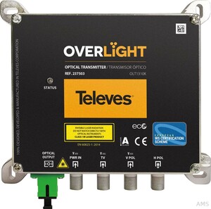 Televes OLT1310K Optischer Sender 2xSAT Wideband in 1310nm