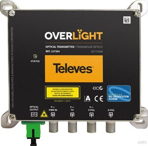 Televes OLT1550K Optischer Sender 2xSAT Wideband in 1550NM