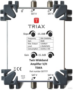 Triax Sat-Wideband Verstärker 15-30 dB, regelbar TSWA