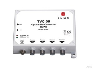 Triax TVC06 optischer Umsetzer Quad