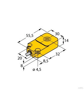 Turck Sensor induktiv BI10-Q14-LIU