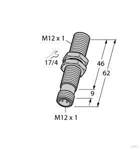 Turck Sensor induktiv BI4-M12-LIU-H1141