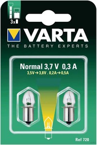 Varta Glühlampe 3,7V 720 Bli.2 (1 Pack)