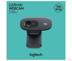 Verbatim Logitech Webcam C270 USB 1280x720 720p 3 MP HD sw Retail