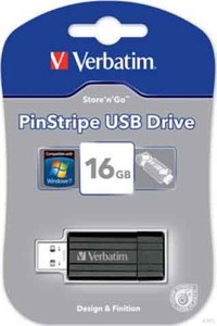Verbatim USB-Stick 16GB Pin Stripe Standard Speed 67x 15-020-143