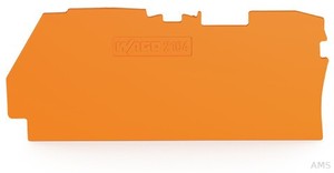 Wago Abschlussplatte 1 mm, orange 2104-1292 (25 Stück)