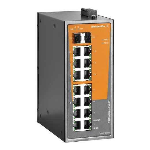 Weidmueller IE-SW-EL16-14TX-2FESFP Netzwerk Switch Ethernet
