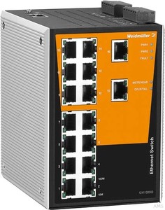 Weidmueller IE-SW-PL16M-16TX Netzwerk Switch, managed, Fast Ethernet, Anzahl Ports: 16x
