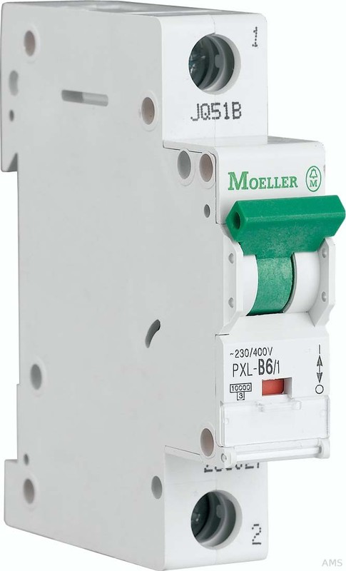12x gebrauchte Moeller/Eaton Leitungsschutzschalter Automaten B-6A 1-polig 