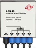 Astro Optischer Verteiler 8dB 4-fach AOS 48