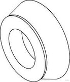 Kleinhuis 273/10 D-Ring-Passeinsatz,H=8mm, E 27,D II 10A