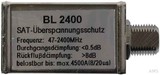 Kreiling Überspannungschutz 75 Ohm F-Anschluss BL2400
