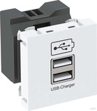 OBO Bettermann USB Ladegerät m. 2.1A Ladestrom MTG-2UC2.1 RW1