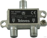 Televes VT24D BK-VT 2-fach 5-1218MHz VD 4dB